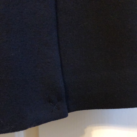 PENDLETON  LIKE NEW! classic ladies long wool coat, black/dark navy size 8 - Picture 14 of 15
